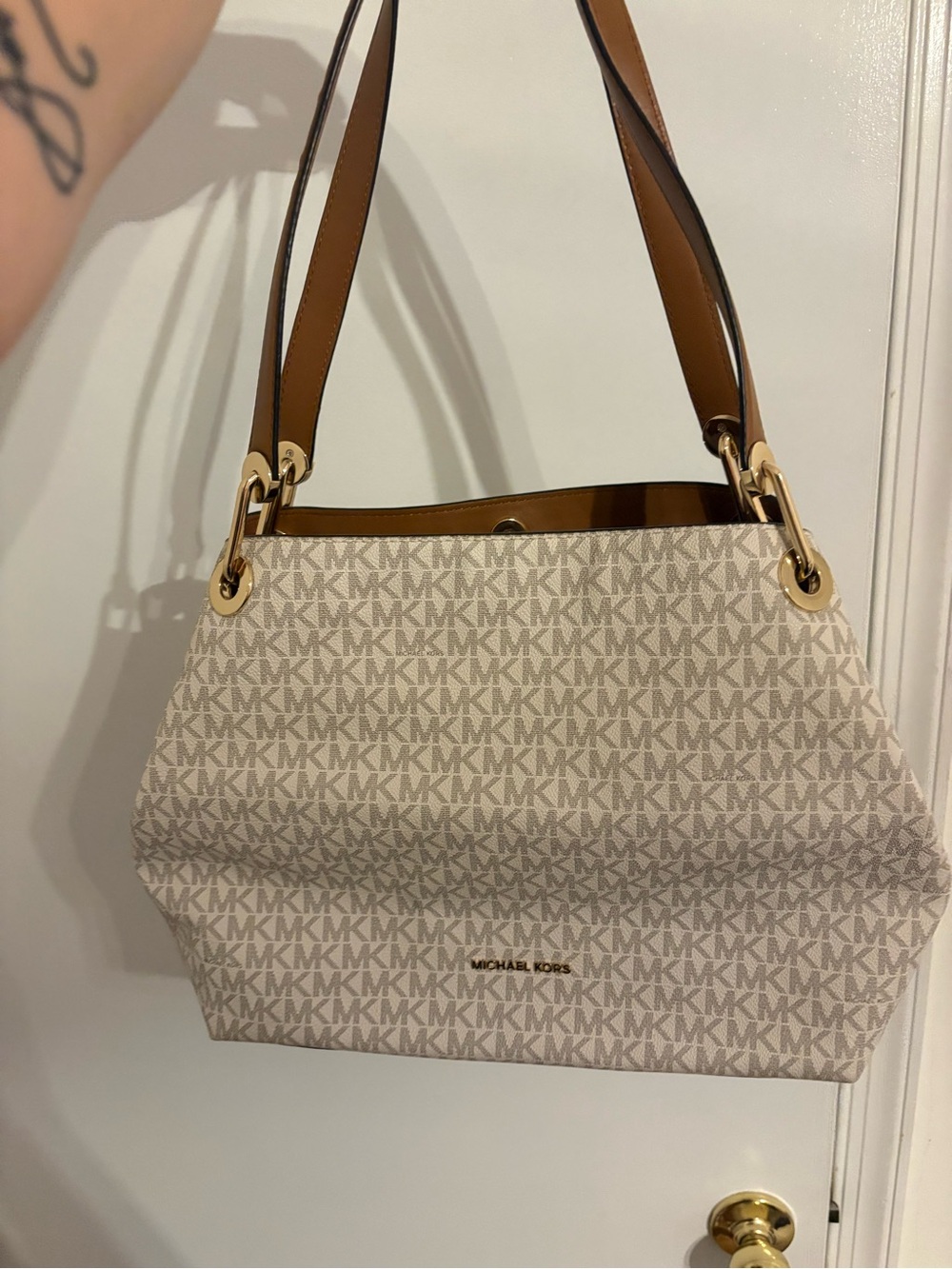 Michael Kors Purse, matching clutch, and wallet